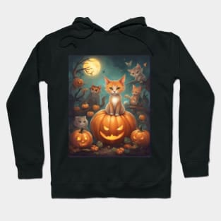 Trick or Treat - Cats Pumpkin Party Hoodie